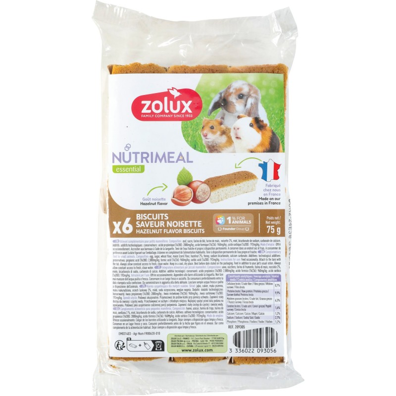 BISC NMEAL RONG NOISETTE X6   ( 10pcs / ctn )