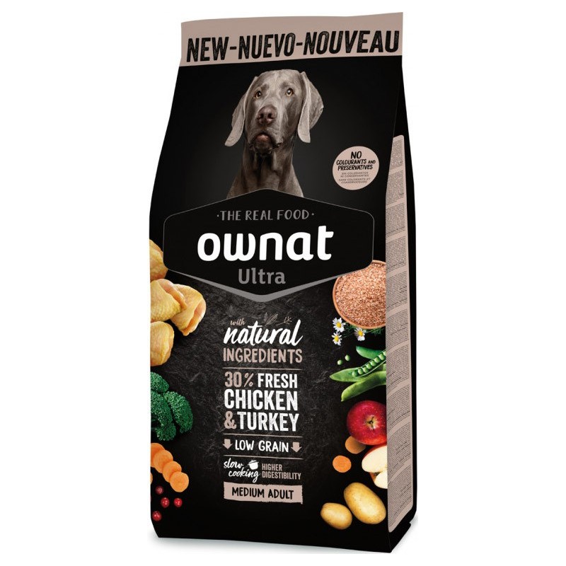 OWNAT ULTRA MEDIUM ADULT 12 KG uc27  remplace le 031517