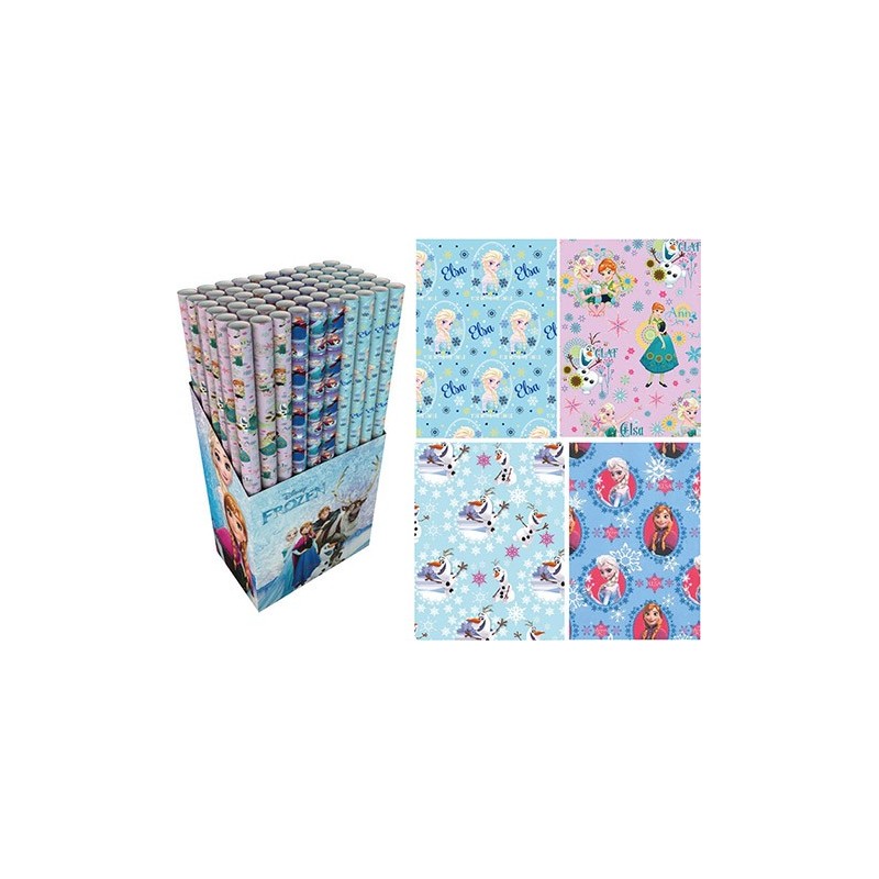 BOX PAPIER CADEAU REINE DES NEIGES 0.7 X 5 M