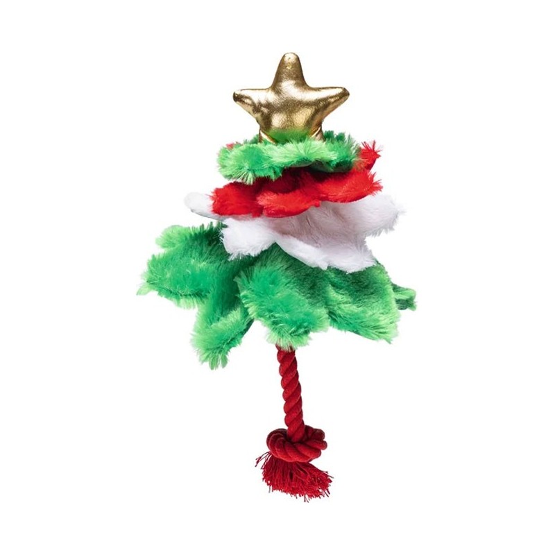 PELUCHE CHIENS SAPIN NOEL VERT 30