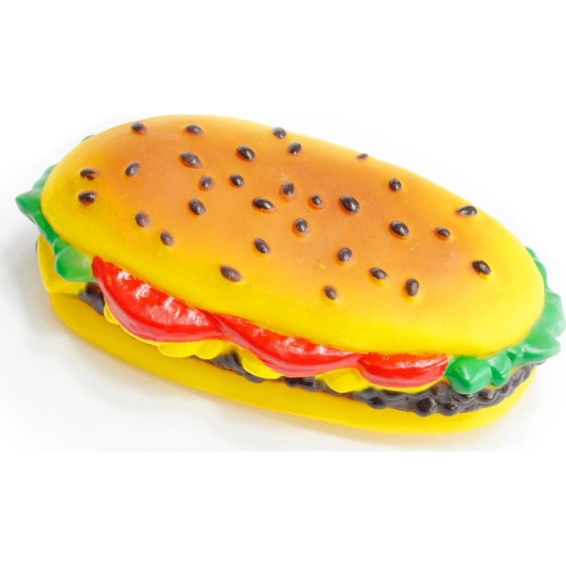 JOUET VINYL BURGER 13.5 CM