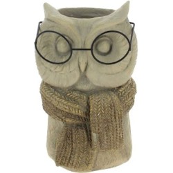 C.POT CHOUETTE DORE D13 H21...