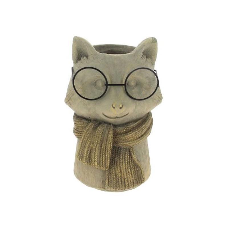 C.POT RATON LAVEUR DORE D13.5 H21 POT:D7CM