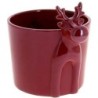 C.POT RENNE ROUGE D13 H10.5CM