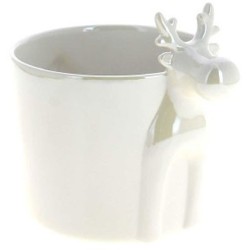 C.POT RENNE BLANC D13 H10.5CM