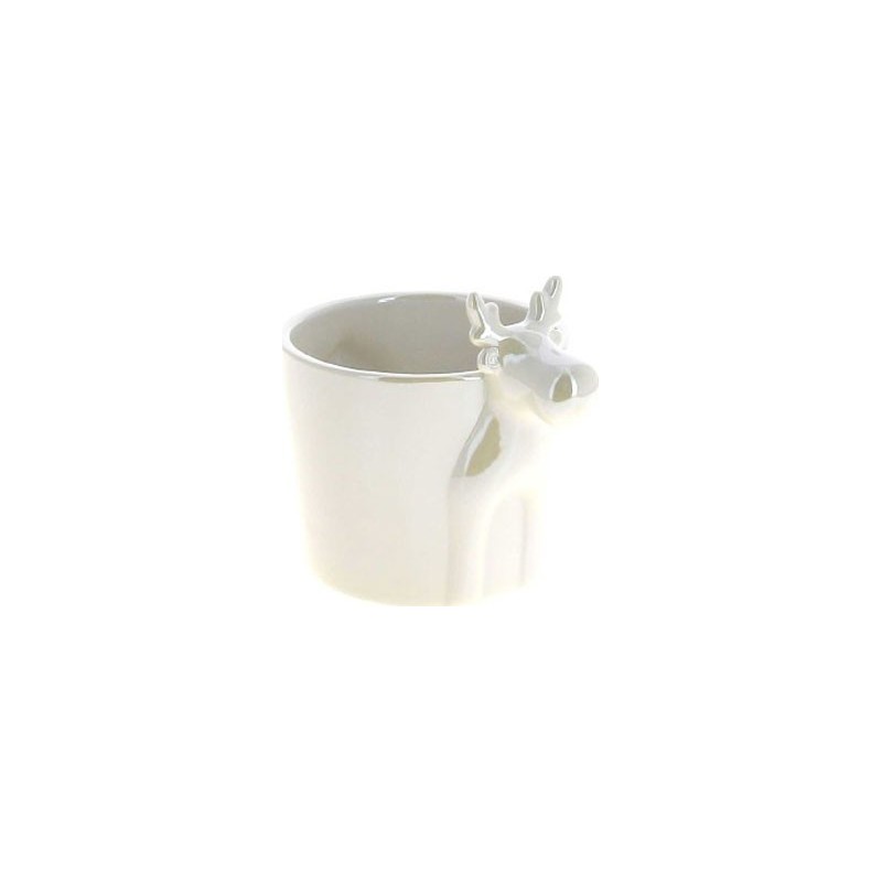 C.POT RENNE BLANC D10 H8.5CM