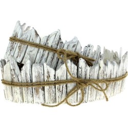 JARDINIERE BOIS S/2 BLANC...