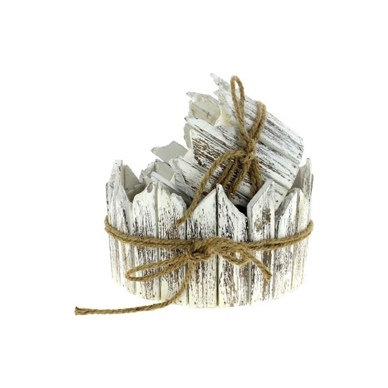 COUPE BOIS S/2 BLANC S:D19H12 L:D22H12