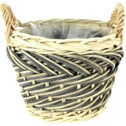 VANNERIE COUPE GRISE D20 H16CM