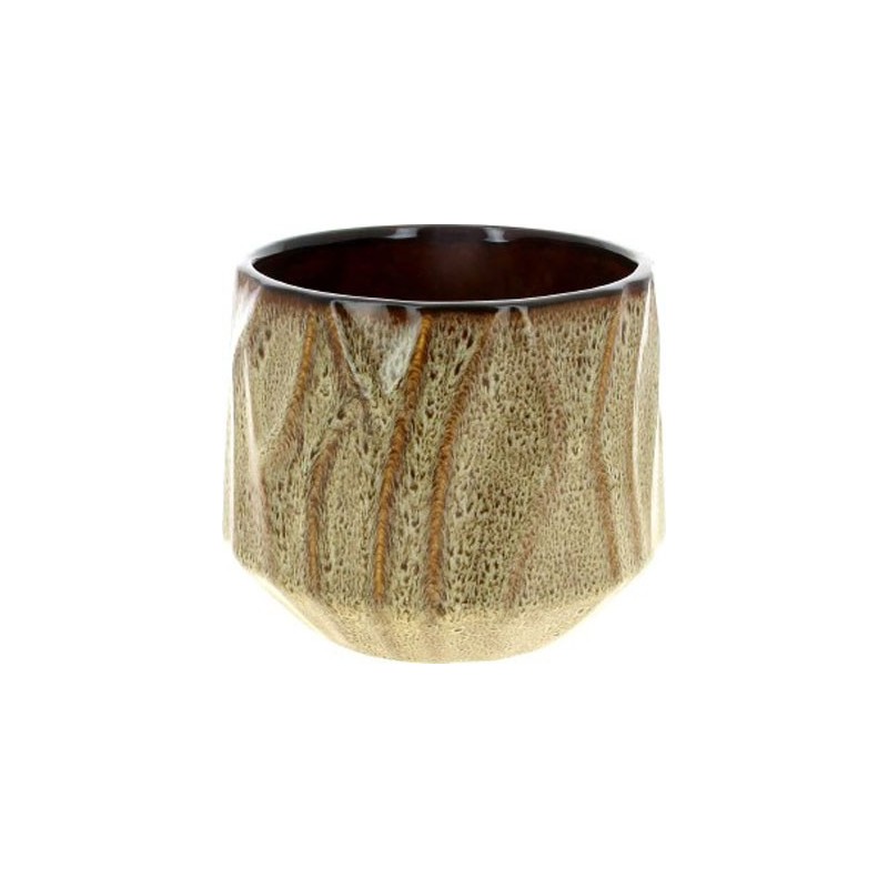 C.POT CREME D18.5 H15.5CM