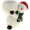 C.POT BONHOMME DE NEIGE 13.5*8.5H12 POT:D7H5.5CM