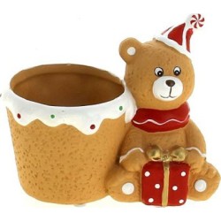 C.POT OURSON 12.7*7.7H10...