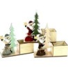 DECO BOIS P.NOEL ASST 3 18*7 H18 POT:7.5*6.5H6