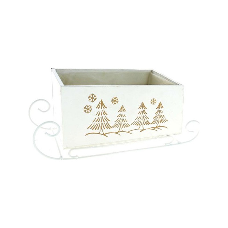 TRAINEAU BOIS BLANC 31*14H7.8 BOIS:22*14H9.4