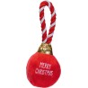 !!!!!! PELUCHE CHIENS BOULE NOEL ROUGE 25