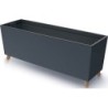 FLOWER POT URBI CASE N - ANTHRACITE - 77X24X30CM