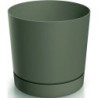 FLOWER POT TUBO P - EARTH GREEN - 39X39X38CM