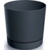 FLOWER POT TUBO P - ANTHRACITE - 34X34X33CM