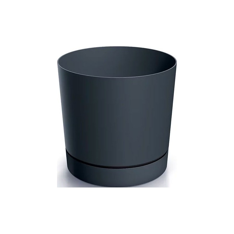 FLOWER POT TUBO P - ANTHRACITE - 29X29X28CM