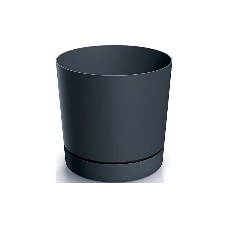 FLOWER POT TUBO P - ANTHRACITE - 13X13X13CM