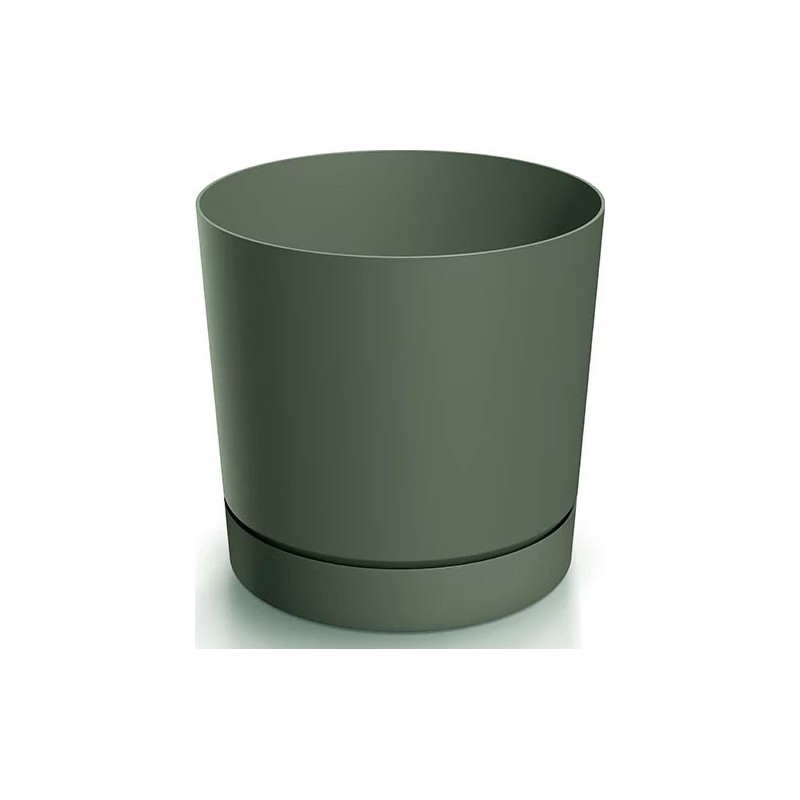 FLOWER POT TUBO P - EARTH GREEN - 11X11X11CM