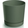 FLOWER POT TUBO P - EARTH GREEN - 11X11X11CM