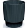 FLOWER POT MILLY ROUND - ANTHRACITE - 19X19X23CM