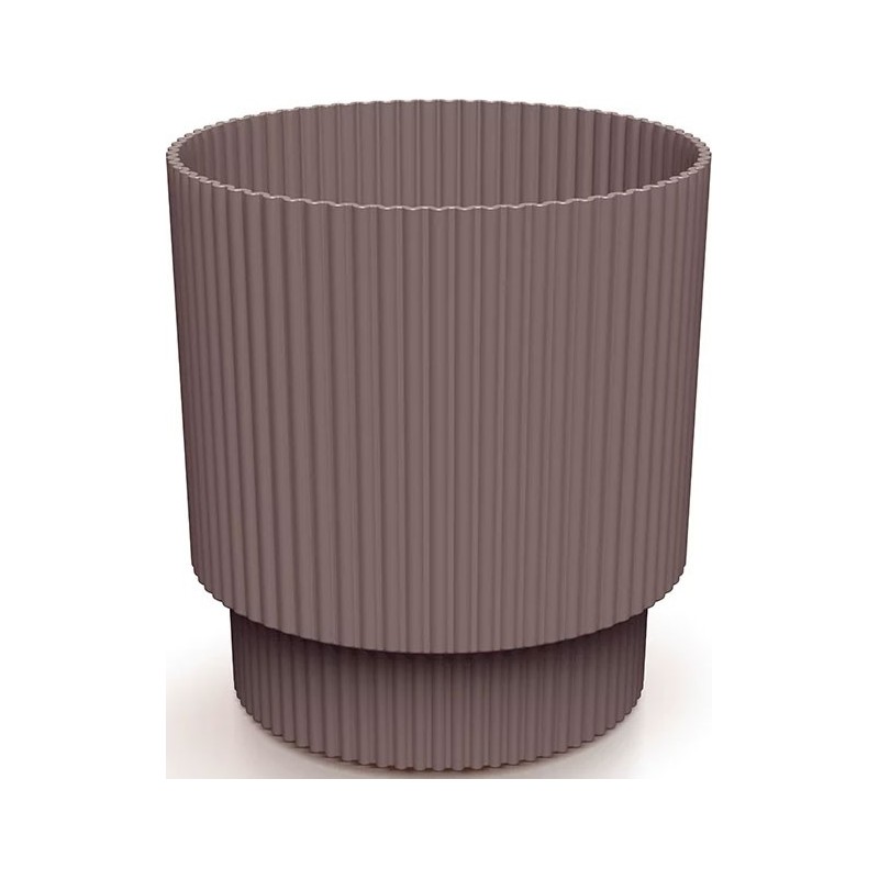 FLOWER POT MILLY ROUND - MARSALA 195X195X210 MM