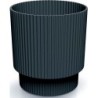 FLOWER POT MILLY ROUND - ANTHRACITE 168X168X181 MM