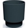 FLOWER POT MILLY ROUND - ANTHRACITE 128X128X138 MM