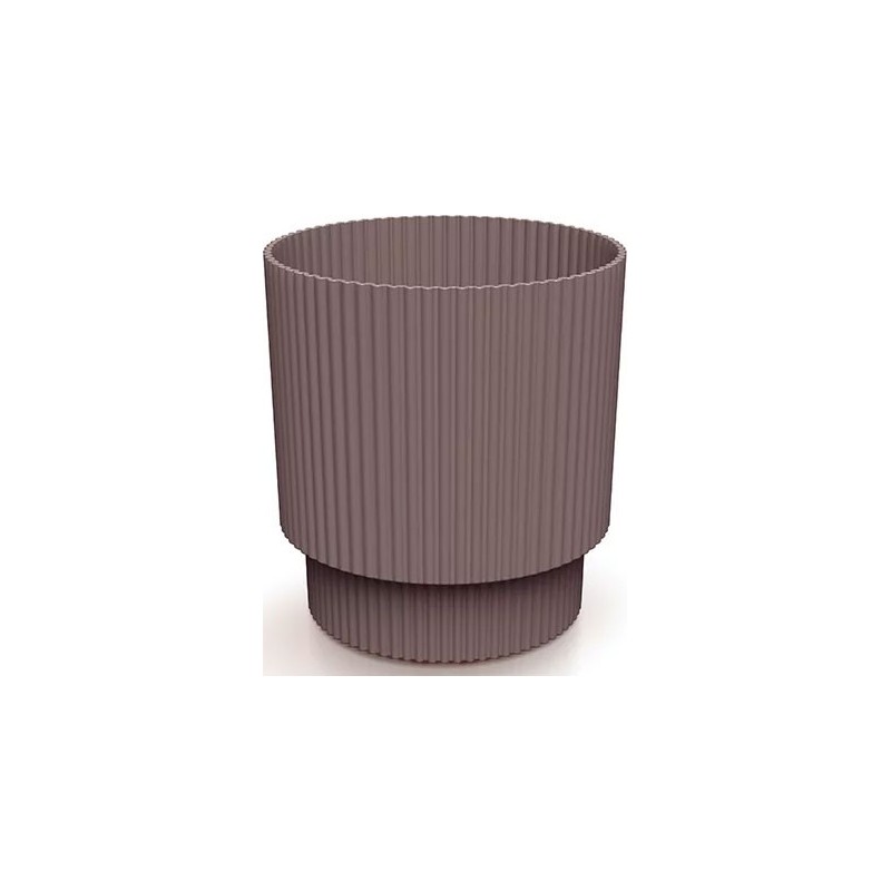 FLOWER POT MILLY ROUND - MARSALA 128X128X138 MM
