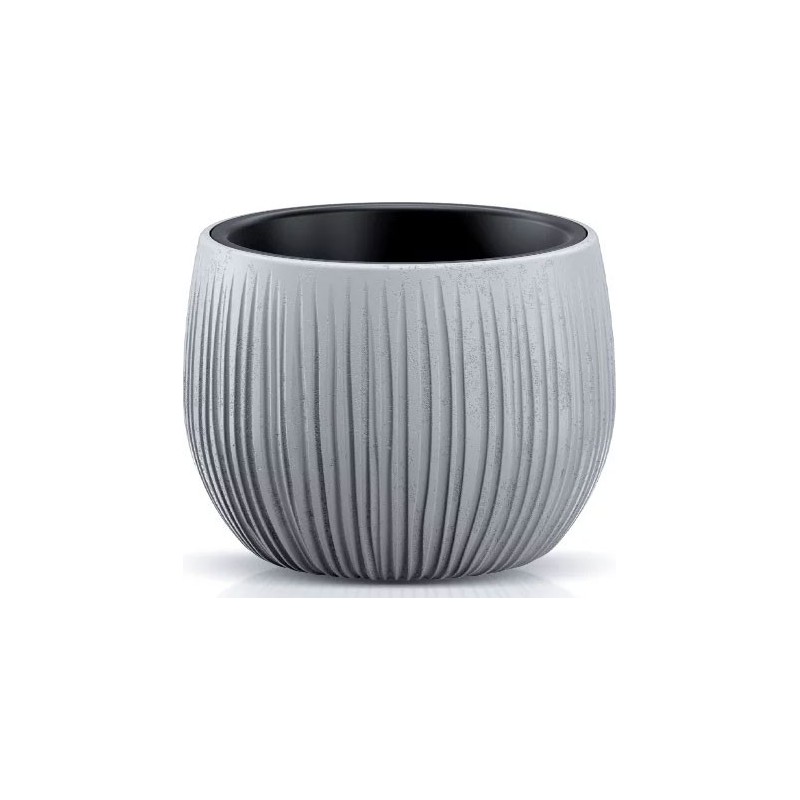 FLOWER POT BOWL - CONCRETE - 18X18X14CM