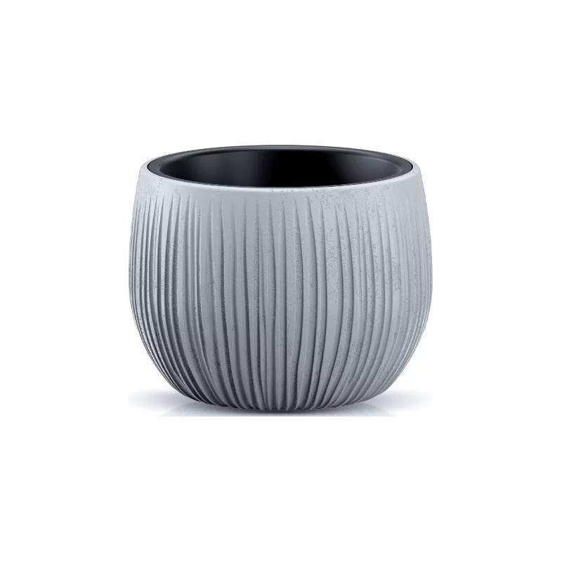 FLOWER POT BOWL - CONCRETE - 14X14X11CM