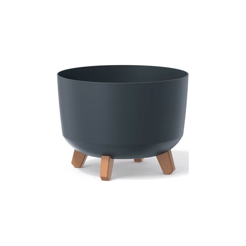 FLOWER POT GRACIA - ANTHRACITE - 29X29X22CM