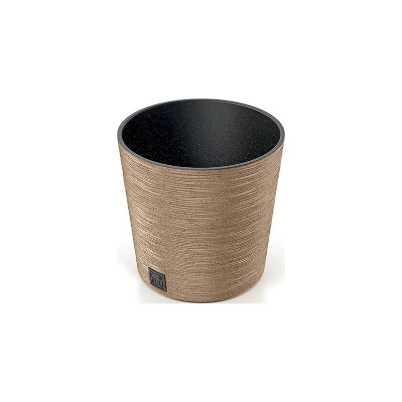 FLOWER POT FURU ROUND ECO WOOD - 30X30X30CM
