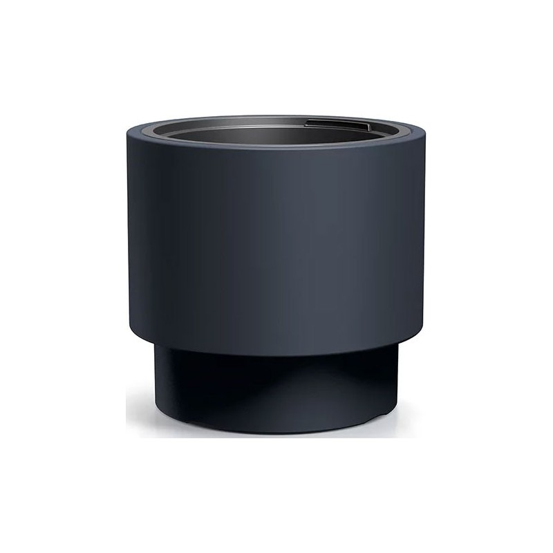 FLOWER POT HEOS - ANTHRACITE - 40X40X37CM