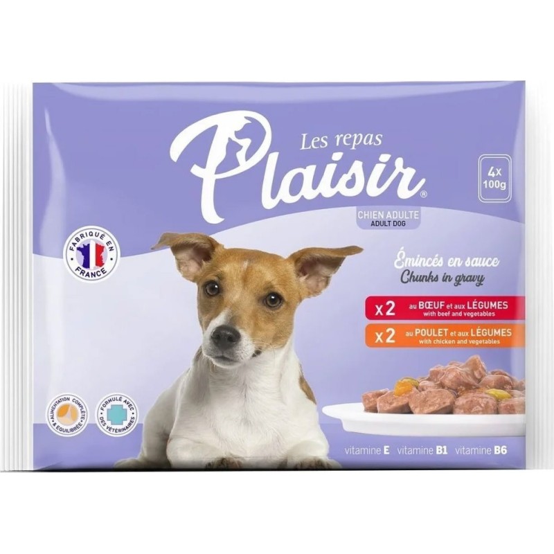 RP SACHET 4X100G CHIEN VIANDES
