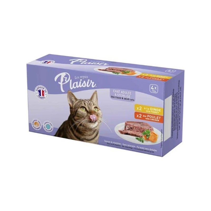 RP CLUSTER 4X100G CHAT VIANDES