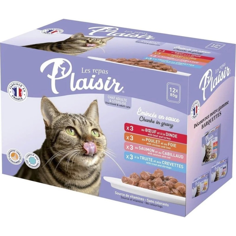 RP MULTIPACK 12X85G CHAT 4 RECETTES