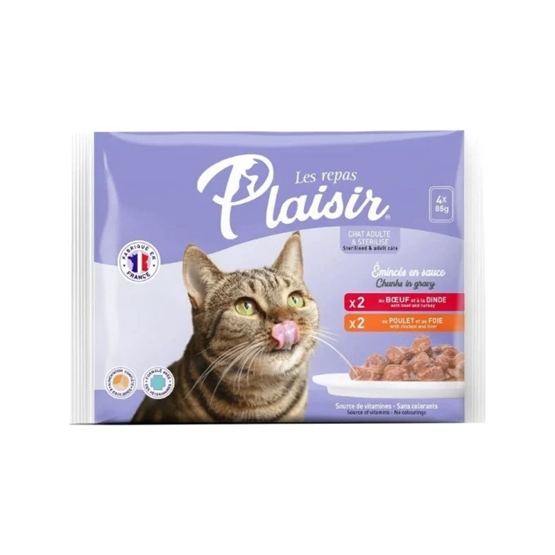 RP SACHET 4X85G CHAT VIANDES