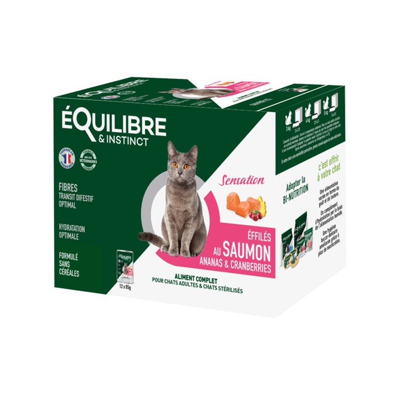 E&I POCHON 12X85G CHAT SAUMON 