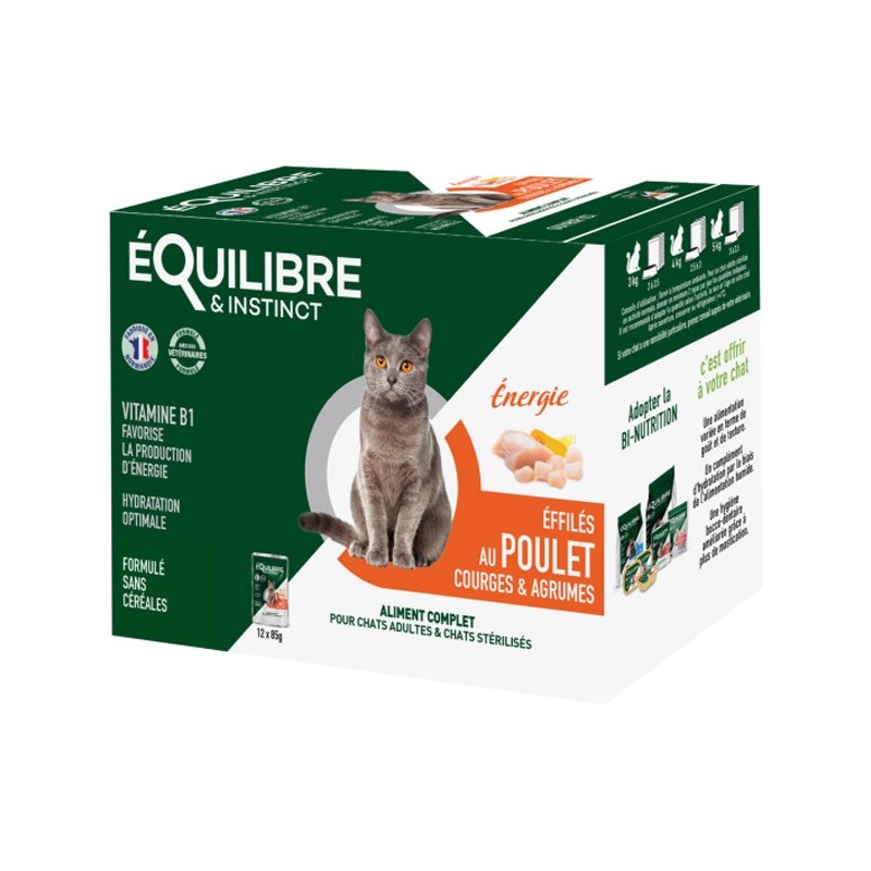 E&I POCHON 12X85G CHAT POULET 