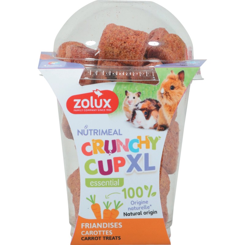 CRUNCHY CUP  XL CAROTTE 190 GR