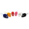 SET DE 6 SOURIS VINYL FEUTREES