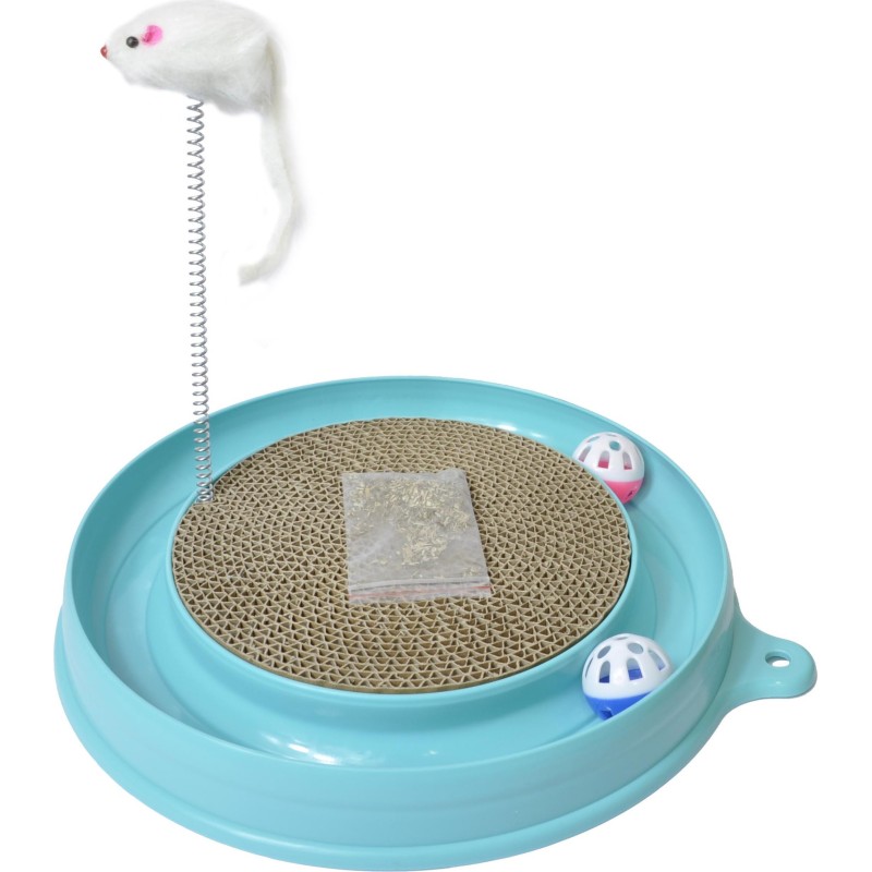 CIRCUIT POUR CHAT + GRIFFOIR  DIA 40 X 15CM