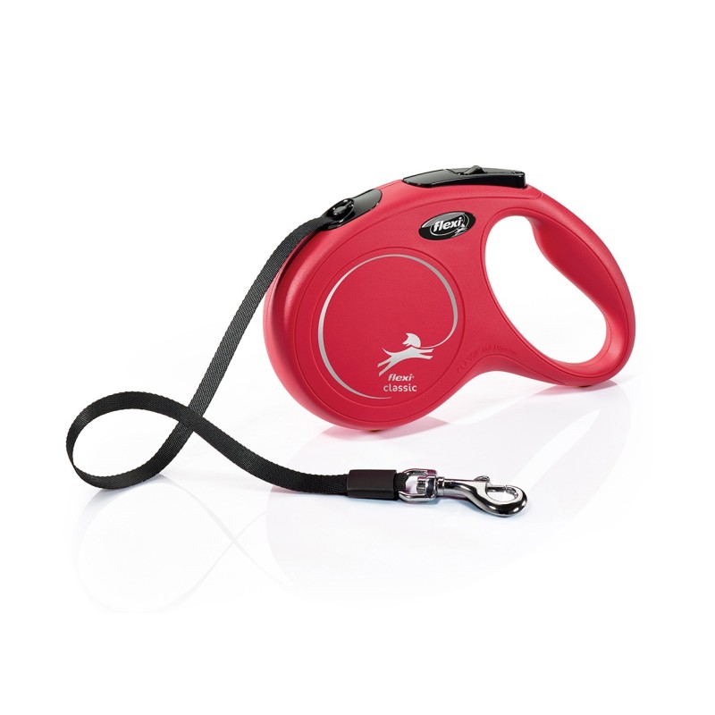 FLEXI CLASSIC M SANGLE 5 M ROUGE