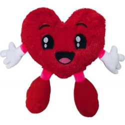 !!!! PELUCHE CŒUR ROUGE 28CM