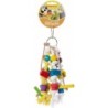 !!!!!!!JOUET OISEAU CORDE A NOEUDS 25 CM