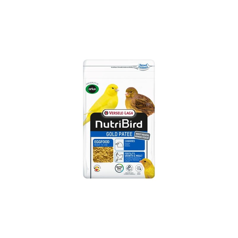 NUTRIBIRD GOLD PATEE CANARIS 1KG REMPLACE LE 424013