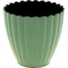 C.POT VERT FONCE VIEILLI D11 H10.5CM